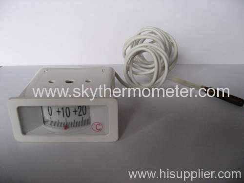 Rectangle capillary thermometer