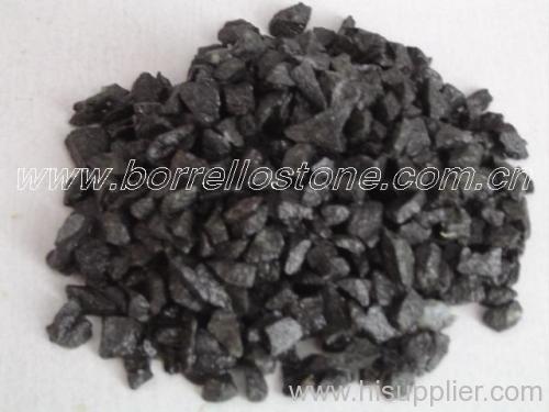 black gravel, black chippings, black sand