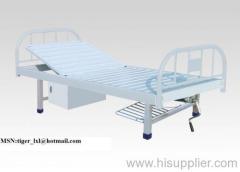 Plastic sprayed single shake hospital bed