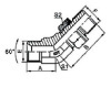 45 °ELBOW BSP MALE 60°SEAT