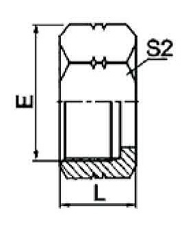 JIC74°Cone Flared Tube Fitting JIC FLARE TUBE END NUT