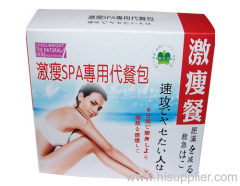 Stimulated thin SPA diet meal packets