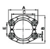 SAE SPLIT FLANGE CLAMPS 3000 PSI