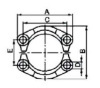 SAE SPLIT FLANGE CLAMPS 6000 PSI