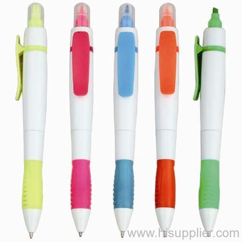 2 in1 ball pen and highlighters