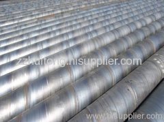 Spiral welded steel pipe