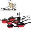 17pcs Aluminum Non stick Cookware Sets