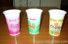 disposable yogurt plastic cups