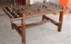 Antique dinning table iron