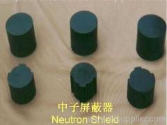 Boron carbide protective shield for neutron