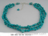 turquoise chip necklace