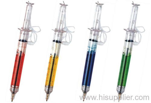 promotional lanyard syringe ball pen