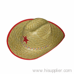 Straw cowboy hats