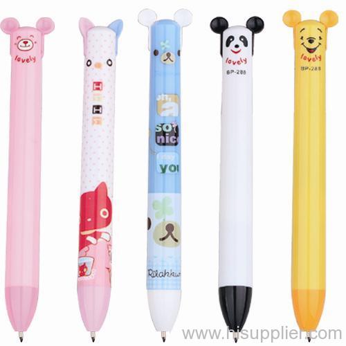 promotional 2 color ball pen