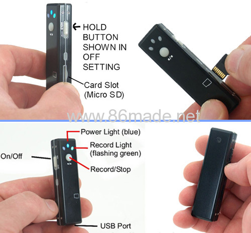 Mini Spy Hidden Camera Gum Web Cam Recorder 30FPS