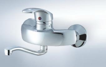 wall mounted kitchen tap