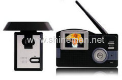 Wireless video door phone/intercom system