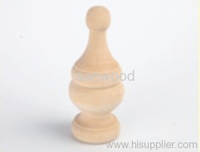wooden finial