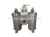 JIS F7224 Cast iron Small Duplex Oil Stainer