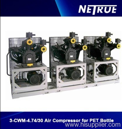 Air compressor for pet bottle