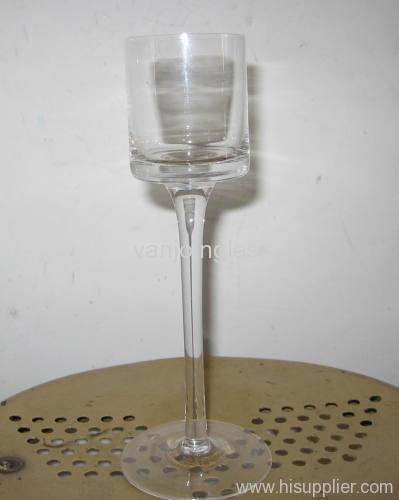 Glass Candleholder