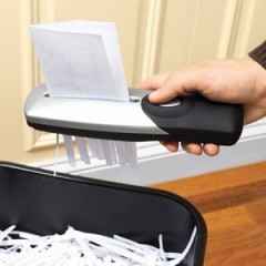 Hand Held Paper Shredder