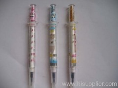 Promotional syringe Gel Pen