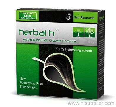 Herbal hair regrowth pilatory products