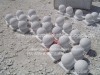 white marble balls