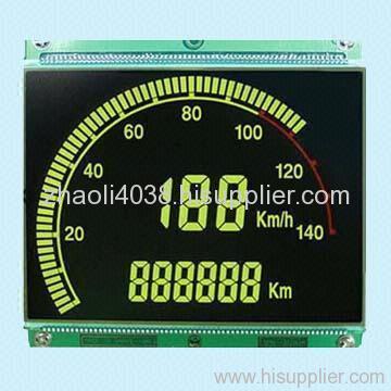 LCD module and display with LED backlight