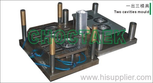 Aluminum semi-rigid container mould