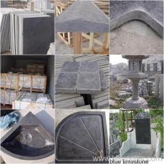 blue limestone, limestone, tiles