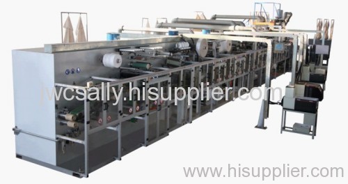 Full servo motor baby diaper machine