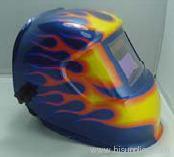 Welding helmet painting design