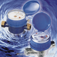 Rotary vane wheel dry-dial single-jet water meter