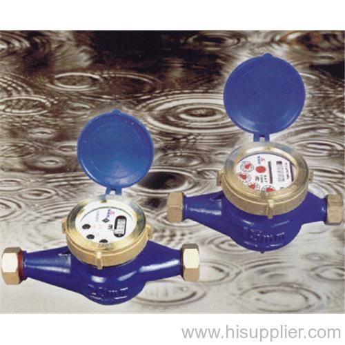 Rotary vane wheel liquid sealed water meter