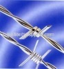 Galvanized barbed wire