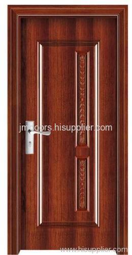 steel wooden door