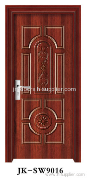 steel wooden door