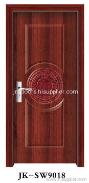 steel wooden door