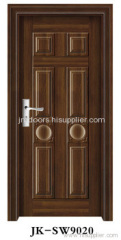 steel wooden door