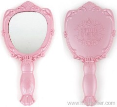 Plastic handle mirror