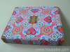 file folder with printed cloth cover