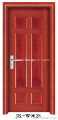 wooden painting door