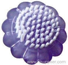 Flower shaped nail brush