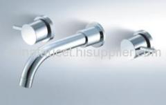 3-hole wall mounting basin mixer