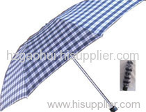 Men's High Quality Yarn-Dyed Fabric 3 Folding Umbrella
