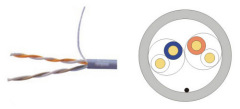 Unshielded Twisted 2 Pairs Category 3 Cable