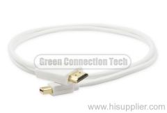 Mini DisplayPort Male to HDMI Male 32AWG Converter Cable