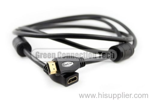 Green Connection HDMI Cable Golden Plated with two ferrite core